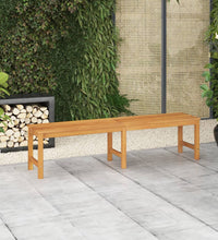 Gartenbank 180 cm Massivholz Teak