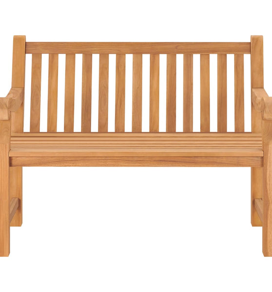 Gartenbank 114 cm Massivholz Teak