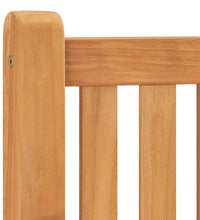 Gartenbank 114 cm Massivholz Teak