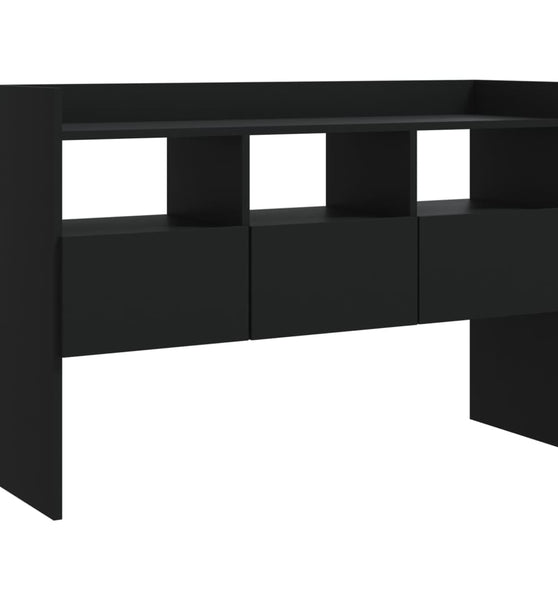 Sideboard Schwarz 105x30x70 cm Holzwerkstoff