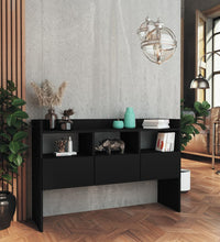 Sideboard Schwarz 105x30x70 cm Holzwerkstoff