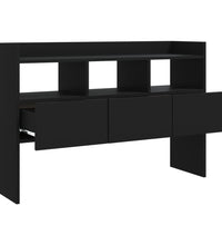 Sideboard Schwarz 105x30x70 cm Holzwerkstoff