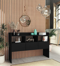 Sideboard Schwarz 105x30x70 cm Holzwerkstoff