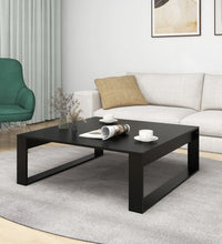 Couchtisch Schwarz 100x100x35 cm Holzwerkstoff