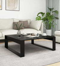 Couchtisch Schwarz 100x100x35 cm Holzwerkstoff