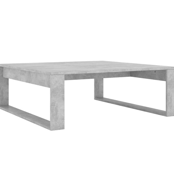 Couchtisch Betongrau 100x100x35 cm Holzwerkstoff