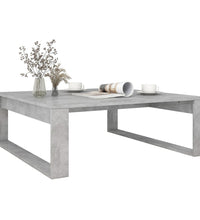 Couchtisch Betongrau 100x100x35 cm Holzwerkstoff