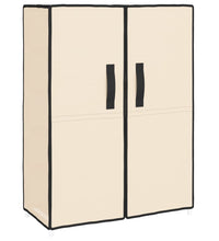 Schuhschrank Creme 60x28x90 cm Stoff