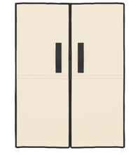 Schuhschrank Creme 60x28x90 cm Stoff