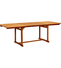 Garten-Esstisch (160-240)x100x75 cm Massivholz Akazie