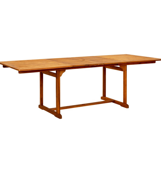 Garten-Esstisch (160-240)x100x75 cm Massivholz Akazie