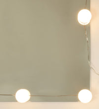 Spiegelschrank mit LED Betongrau 91x15x76,5 cm