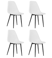 Esszimmerstühle 4 Stk. Weiß PP