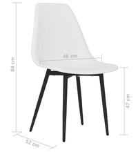 Esszimmerstühle 4 Stk. Weiß PP
