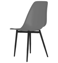 Esszimmerstühle 4 Stk. Grau PP