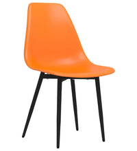 Esszimmerstühle 2 Stk. Orange PP