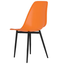 Esszimmerstühle 2 Stk. Orange PP