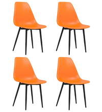Esszimmerstühle 4 Stk. Orange PP