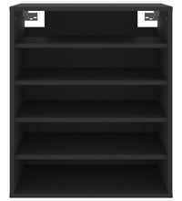 Schuhschrank Schwarz 60x35x70 cm Holzwerkstoff