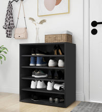 Schuhschrank Schwarz 60x35x70 cm Holzwerkstoff