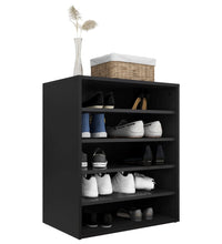 Schuhschrank Schwarz 60x35x70 cm Holzwerkstoff