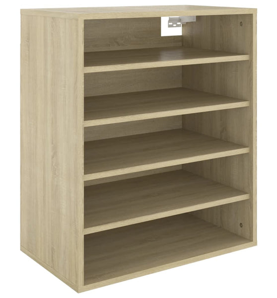 Schuhschrank Sonoma-Eiche 60x35x70 cm Holzwerkstoff