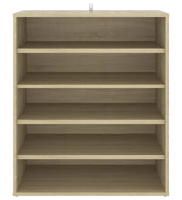 Schuhschrank Sonoma-Eiche 60x35x70 cm Holzwerkstoff