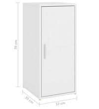 Schuhschrank Weiß 32x35x70 cm Holzwerkstoff