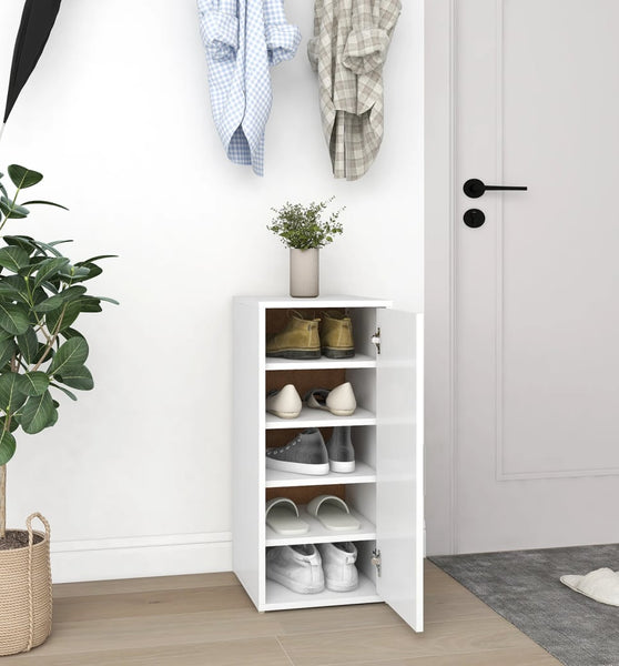 Schuhschrank Weiß 32x35x70 cm Holzwerkstoff