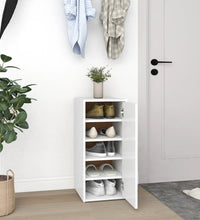 Schuhschränke 2 Stk. Weiß 32x35x70 cm Holzwerkstoff