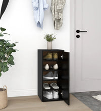 Schuhschränke 2 Stk. Schwarz 32x35x70 cm Holzwerkstoff