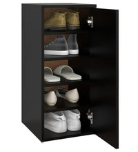 Schuhschränke 2 Stk. Schwarz 32x35x70 cm Holzwerkstoff