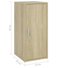 Schuhschrank Sonoma-Eiche 32x35x70 cm Holzwerkstoff