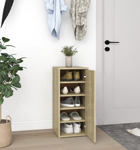 Schuhschrank Sonoma-Eiche 32x35x70 cm Holzwerkstoff