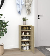 Schuhschränke 2 Stk. Sonoma-Eiche 32x35x70 cm Holzwerkstoff