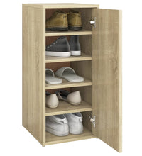 Schuhschränke 2 Stk. Sonoma-Eiche 32x35x70 cm Holzwerkstoff