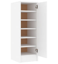 Schuhschrank Weiß 32x35x92 cm Holzwerkstoff