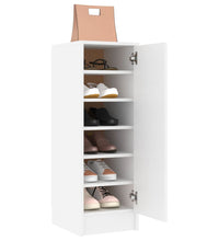 Schuhschrank Weiß 32x35x92 cm Holzwerkstoff