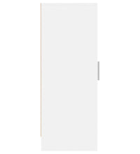 Schuhschrank Weiß 32x35x92 cm Holzwerkstoff