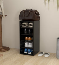 Schuhschrank Schwarz 31,5x35x70 cm Holzwerkstoff