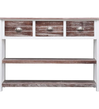 Sideboard Antik-Braun 108x30x76 cm Massivholz Paulownia