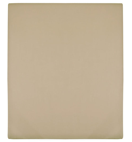 Spannbettlaken Jersey Taupe 140x200 cm Baumwolle