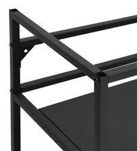 Badezimmer Waschtischgestell Schwarz 59x38x83 cm Eisen