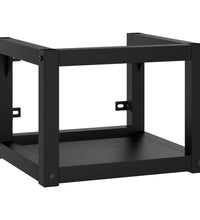 Badezimmer Wand-Waschtischgestell Schwarz 40x38x31 cm Eisen