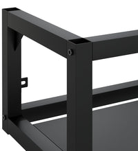 Badezimmer Wand-Waschtischgestell Schwarz 40x38x31 cm Eisen