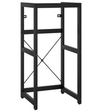 Badezimmer Waschtischgestell Schwarz 40x38x83 cm Eisen