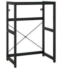 Badezimmer Waschtischgestell Schwarz 59x38x83 cm Eisen