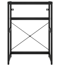 Badezimmer Waschtischgestell Schwarz 59x38x83 cm Eisen