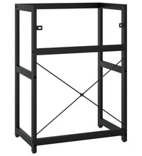 Badezimmer Waschtischgestell Schwarz 59x38x83 cm Eisen