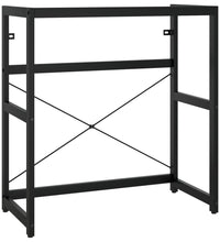 Badezimmer Waschtischgestell Schwarz 79x38x83 cm Eisen